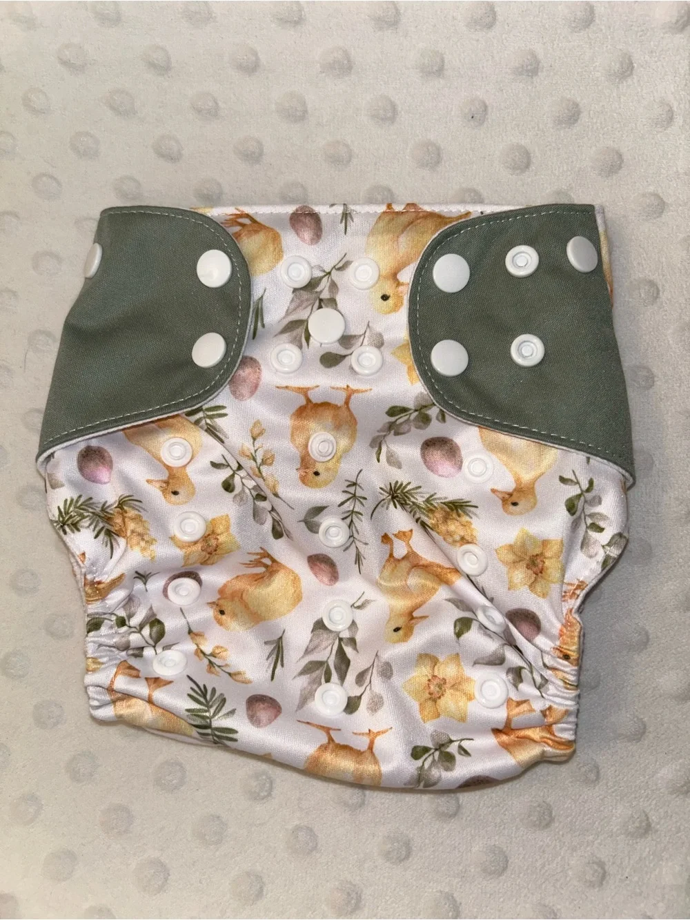 Snap Cloth Diaper Cover with Animal Print